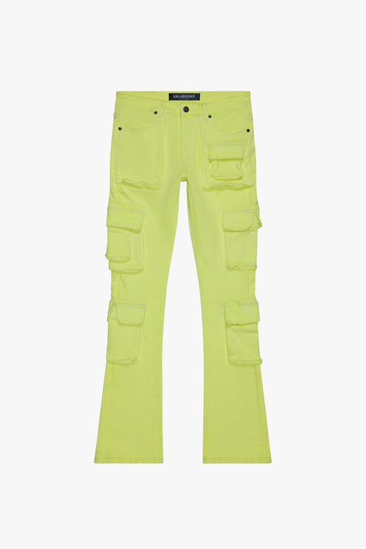 Expanse Stacked Flare Jean Yelllow