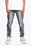 Fade Skinny Jean Blue Washed