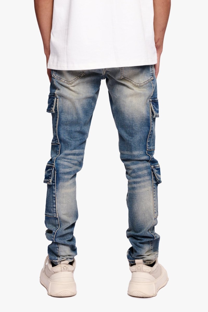 Fade Skinny Jean Blue Washed