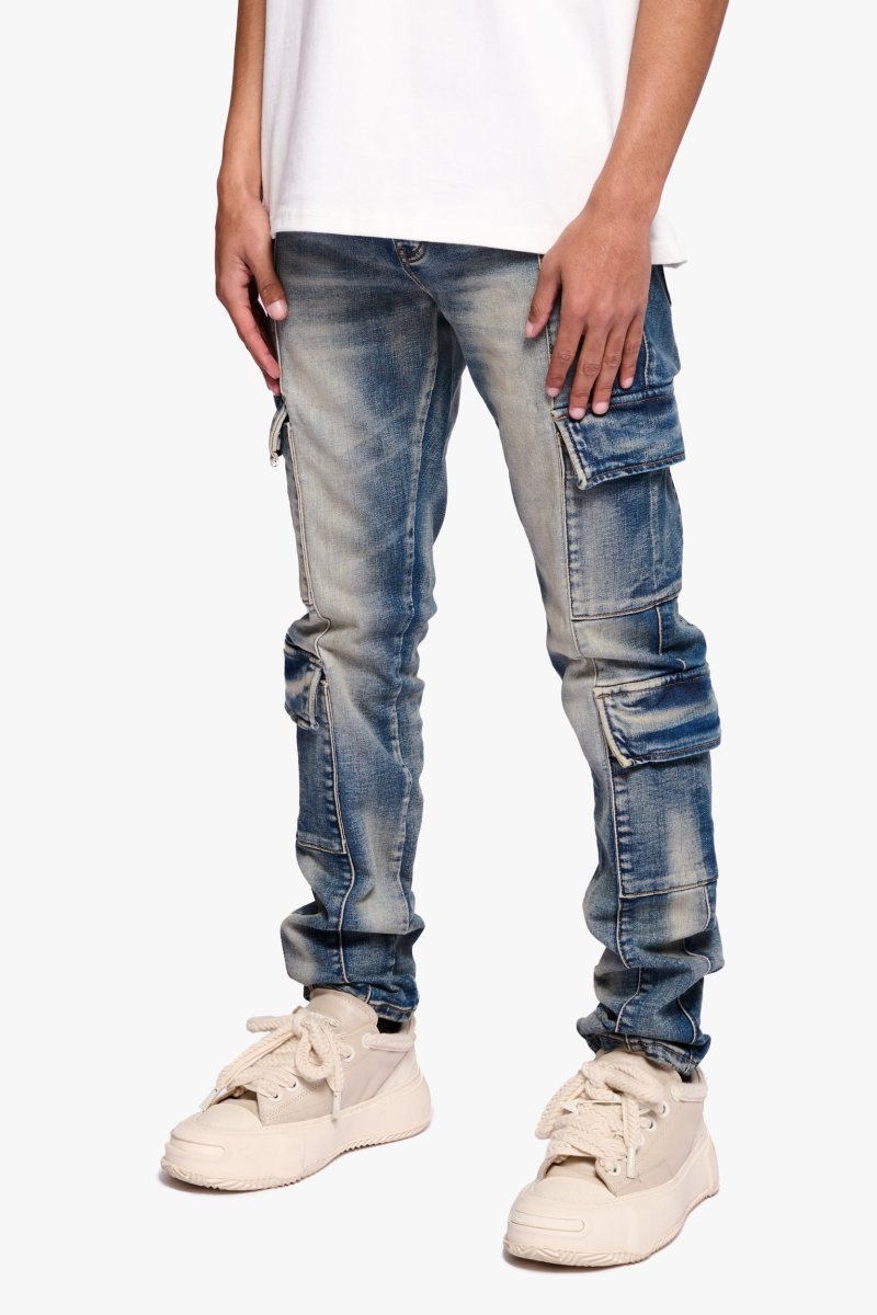 Fade Skinny Jean Blue Washed