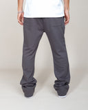 PERFECT FLARE SWEATPANTS-CHARCOAL