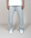 PERFECT FLARE SWEATPANTS-HEATHER GREY