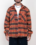 EPTM Side Slit Flannel - Blood Orange