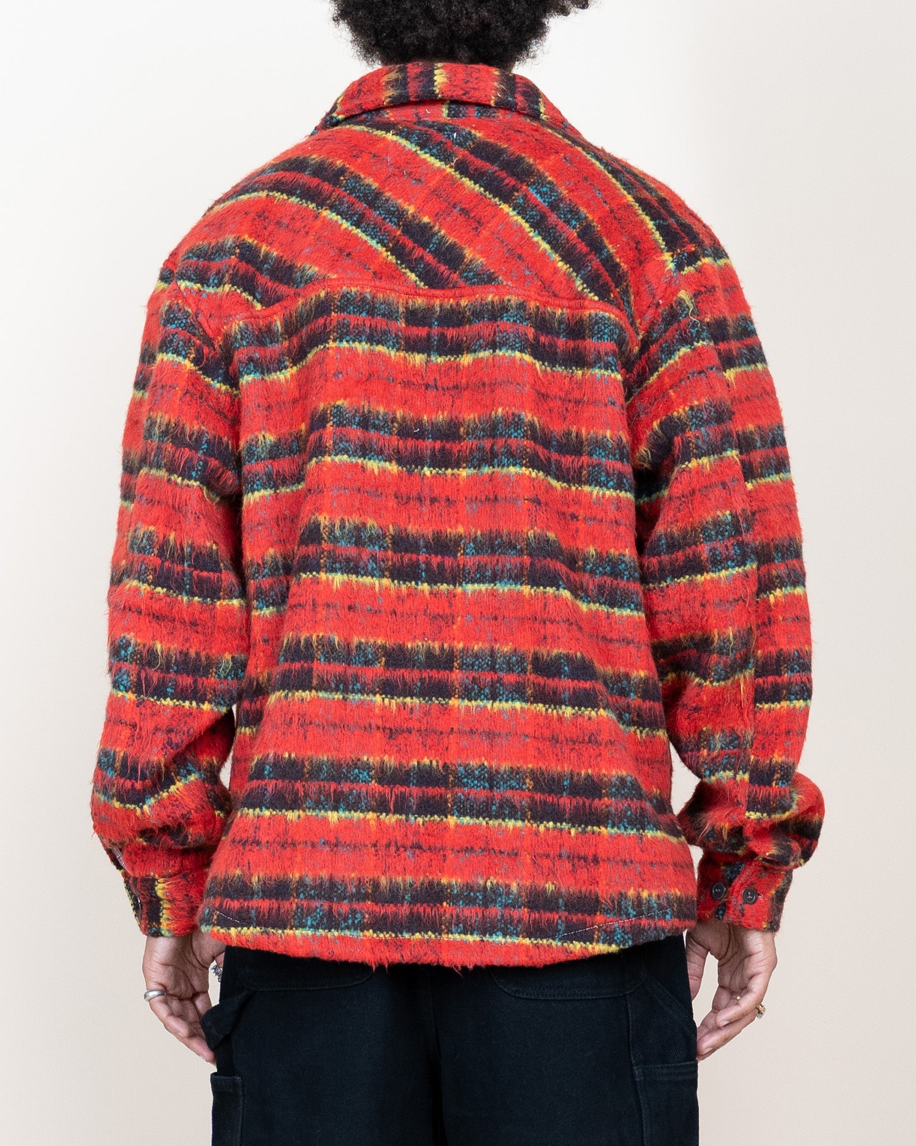 EPTM Side Slit Flannel - Tomato