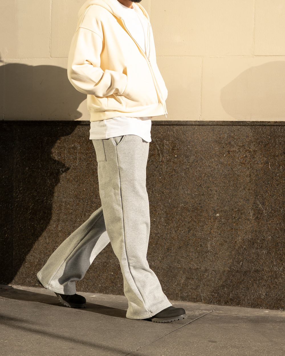 EPTM Perfect Baggy Fleece Pants - Heather Grey