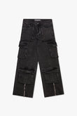 Flyes Baggy Jean Black Washed