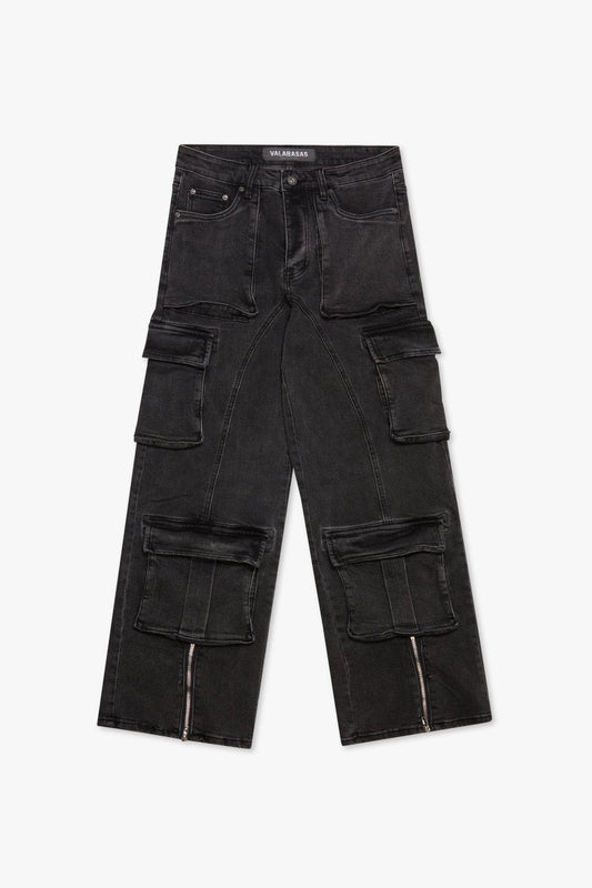 Flyes Baggy Jean Black Washed
