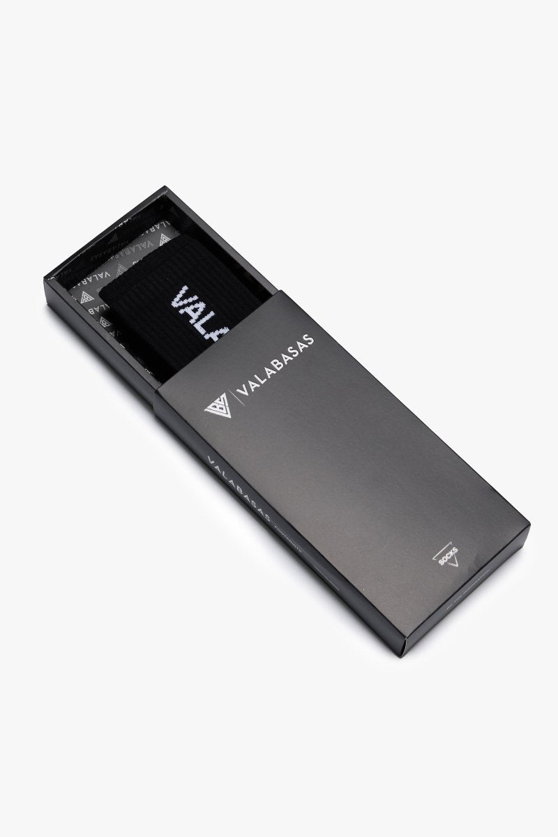 Footprint Socks Black