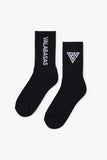 Footprint Socks Black