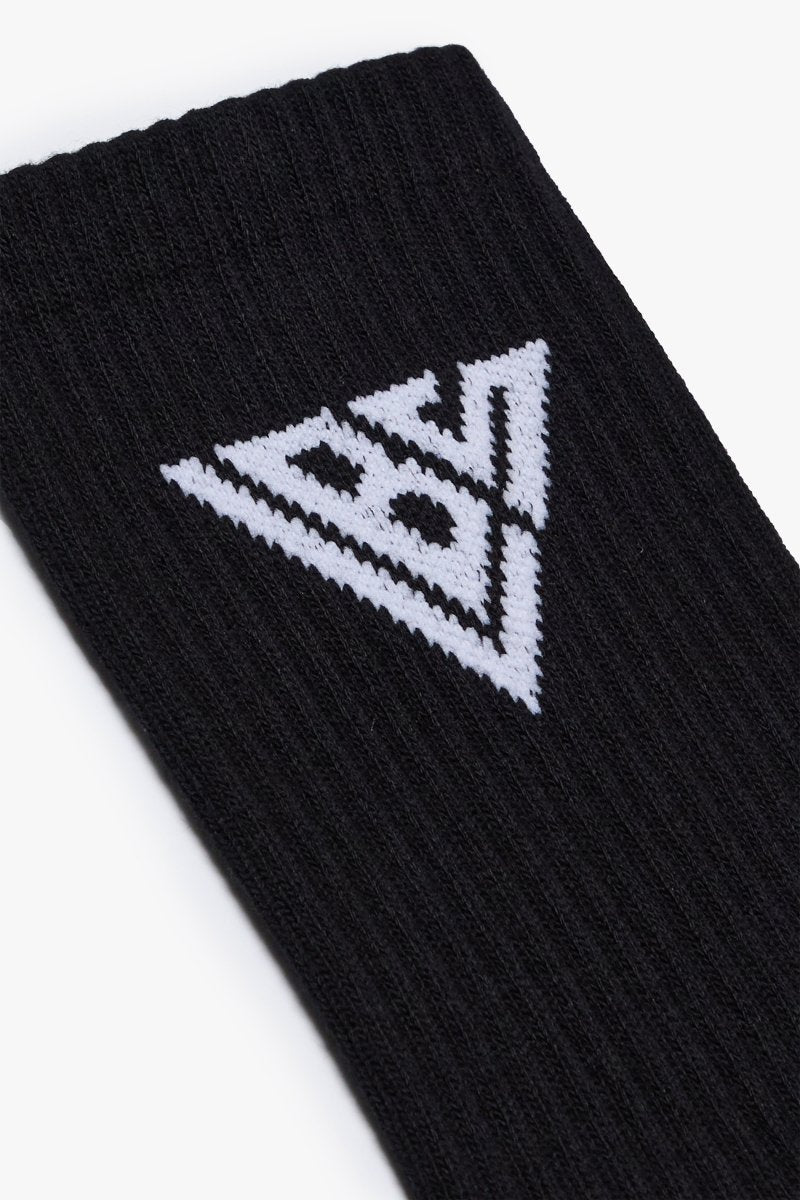 Footprint Socks Black