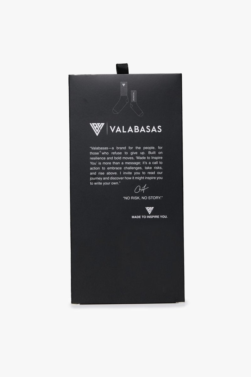 Footprint Socks Black