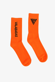 Footprint Socks Orange