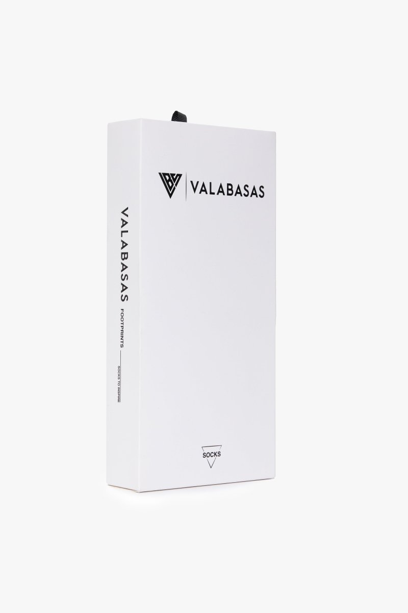 Footprint Socks White