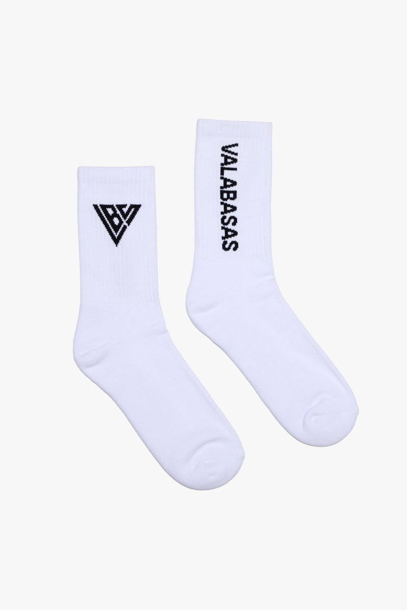 Footprint Socks White