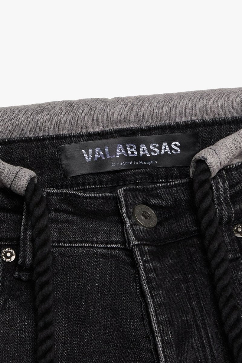 "FRAYSLATE" SKINNY JEAN CHARCOAL WASH