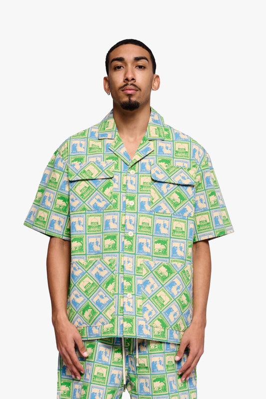 Freedom Button Down Green