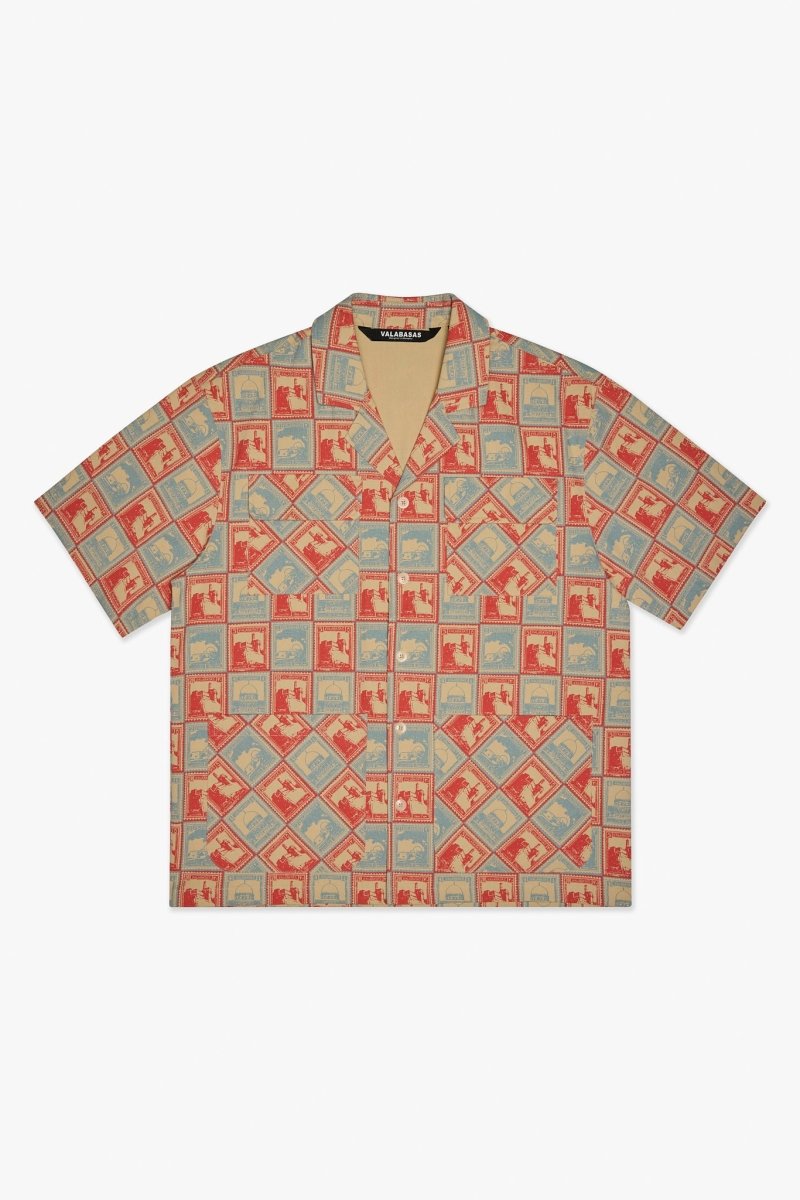 Freedom Button Down Red