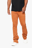 "FRITH”  STACKED FLARE JEAN TANGERINE