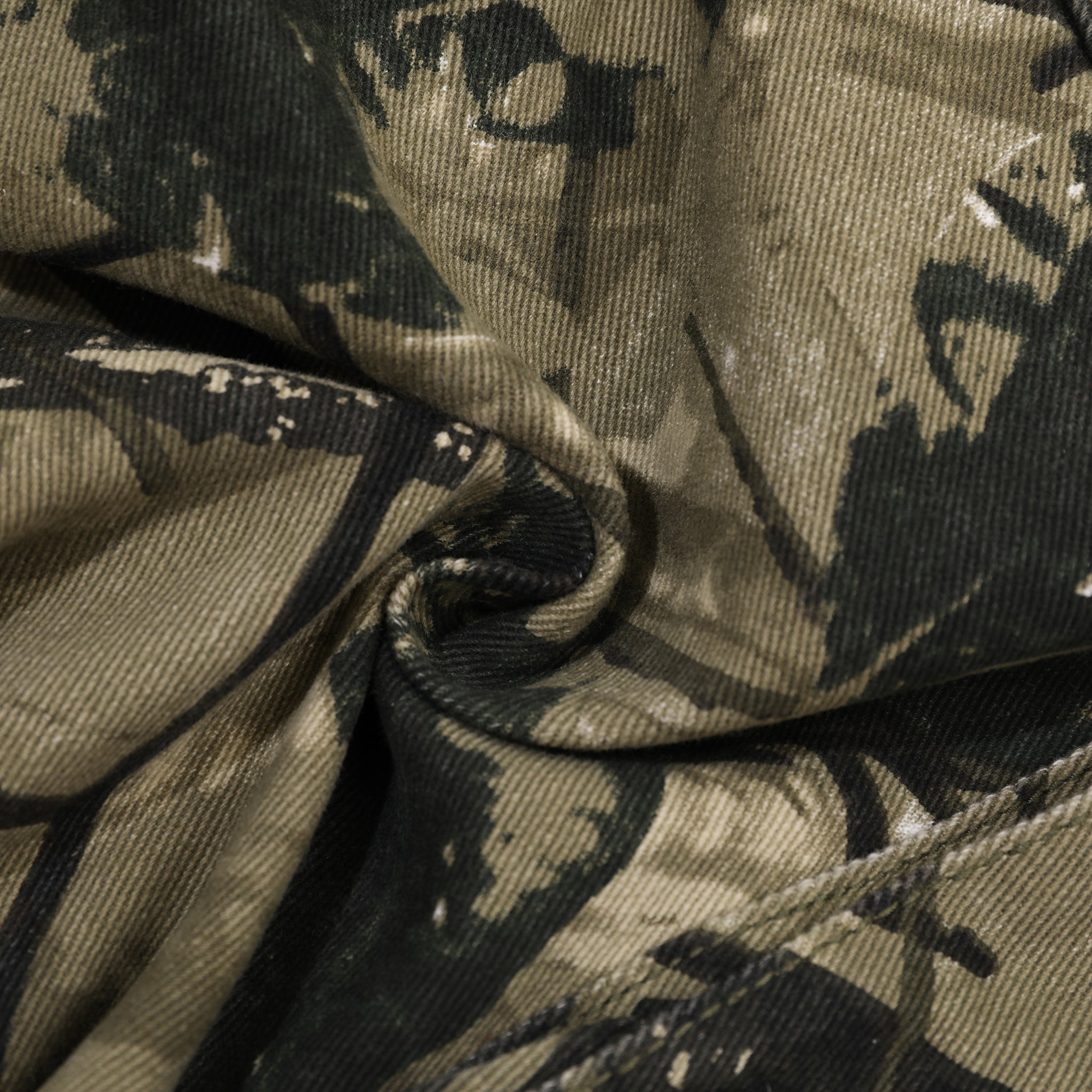 Gather Cargo Denim Flare