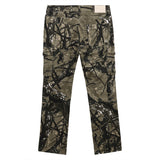 Gather Cargo Denim Flare