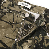 Gather Cargo Denim Flare