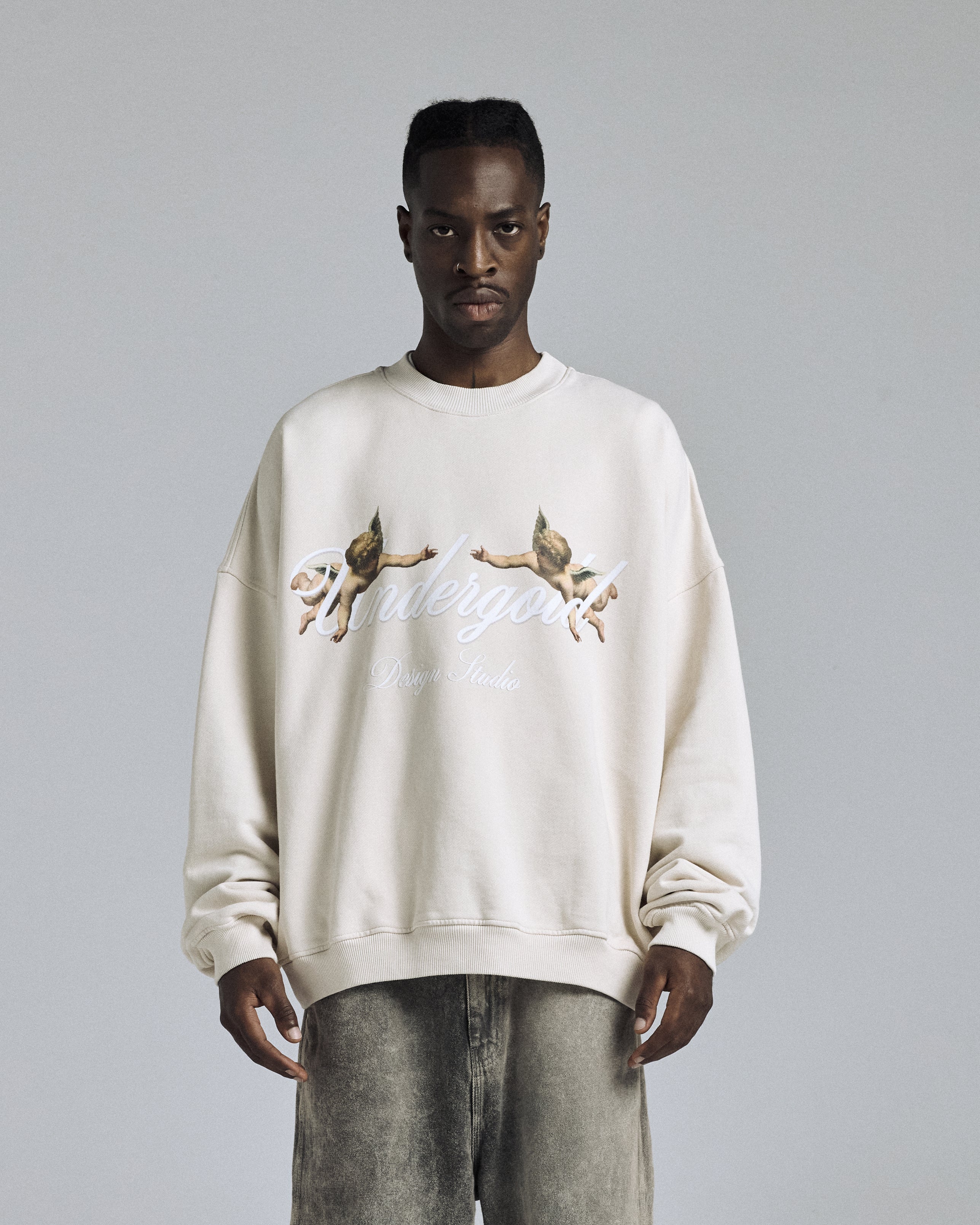 Genesis PT02 Cherubs Crewneck Bone