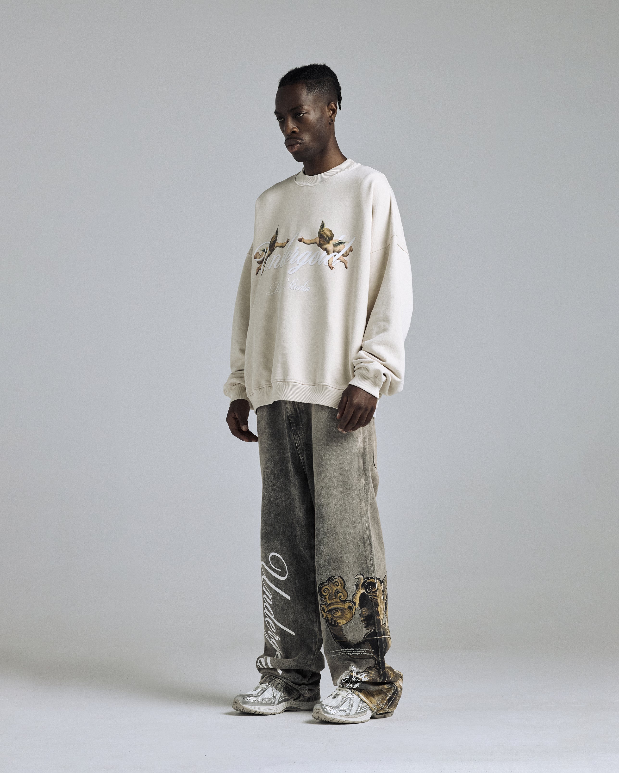 Genesis PT02 Cherubs Crewneck Bone
