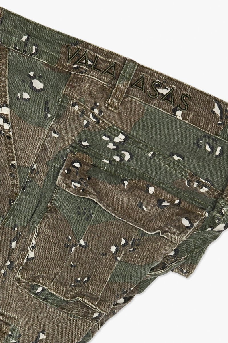 Geno Stacked Flare Jean Db Green