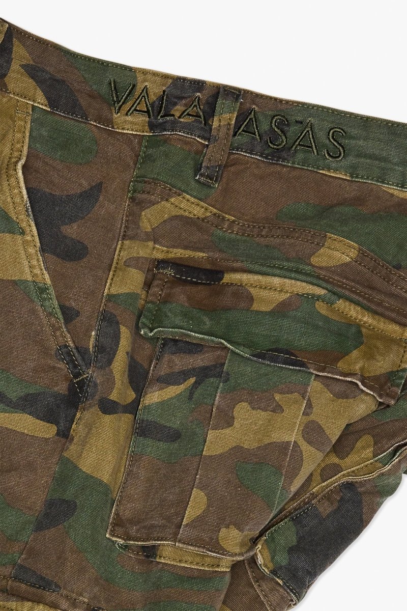 Geno Stacked Flare Jean Er Green