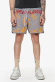 "GHOST HANDS" TAPESTRY SHORTS WHITE