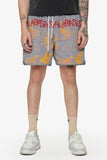 "GHOST HANDS" TAPESTRY SHORTS WHITE