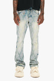 Glim Stacked Flare Jeans Vintage Wash