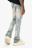 Glim Stacked Flare Jeans Vintage Wash