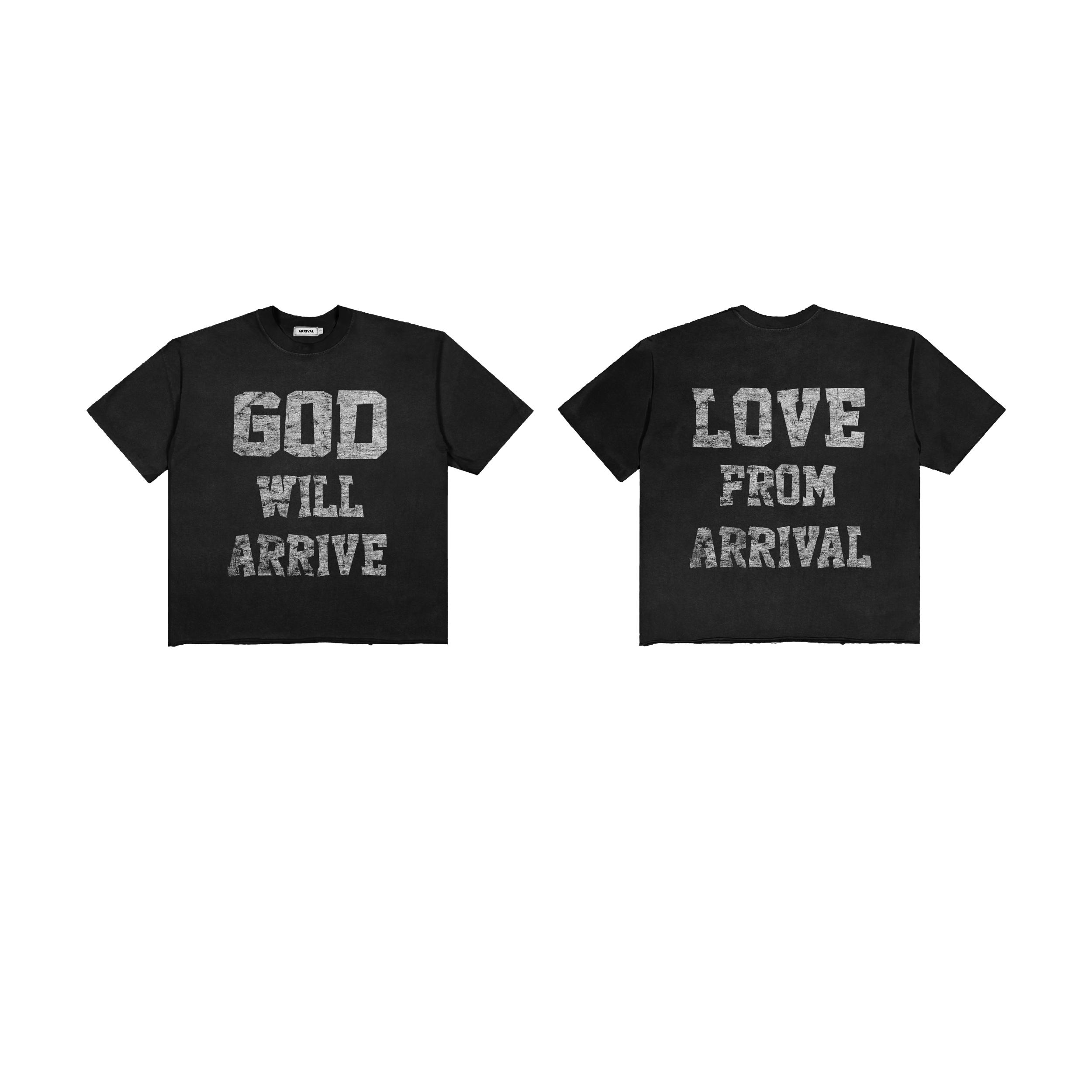 GOD WILL ARRIVE TEE (BLACK)