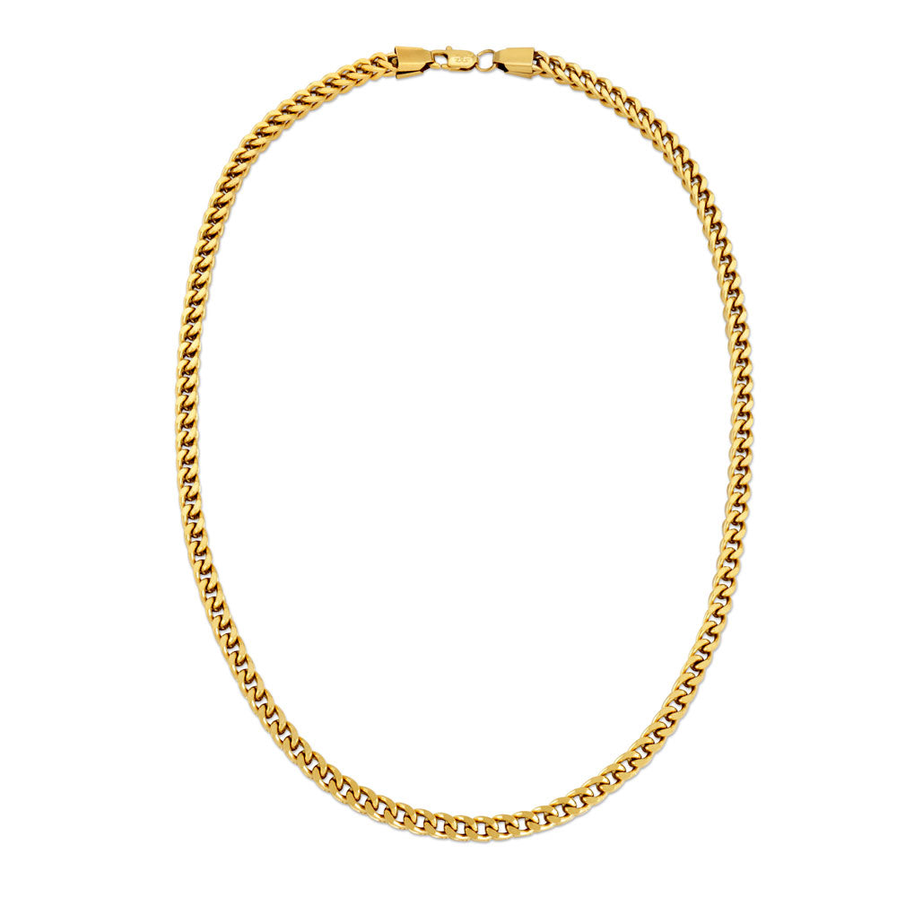 Gold Franco Box Chain 6mm