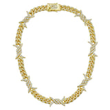 Diamond Barbwire Cuban Link Chain