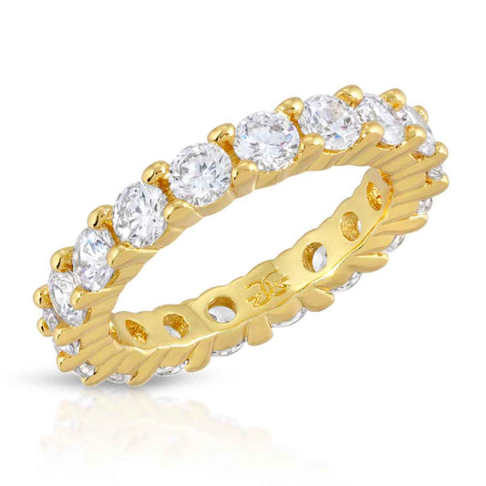 Single Row Diamond Eternity Ring