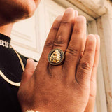 Gold Grecco Lion Ring