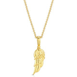 Wing Necklace Pendant & Cable Chain