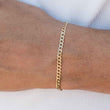 Solid Gold Curb Cuban Bracelet