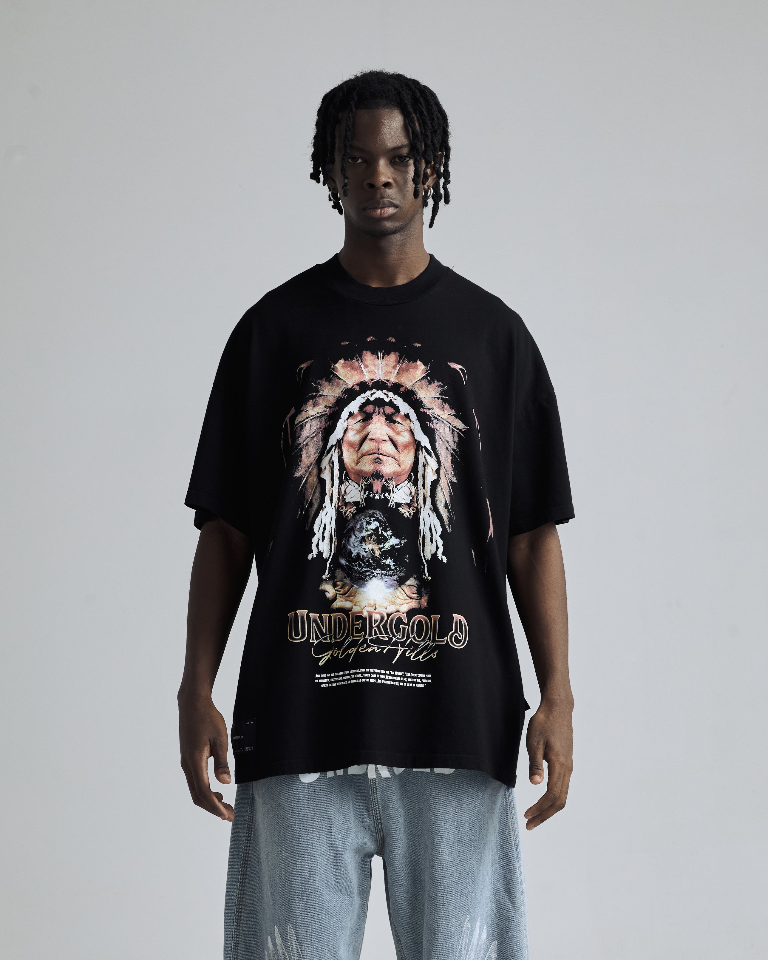 Golden Hills III "The Chief" Exclusive T-shirt Black