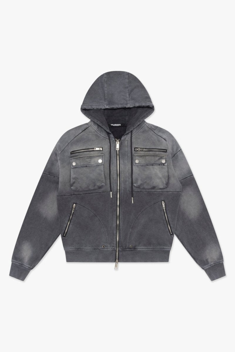 Gotham Jacket Grey Wash