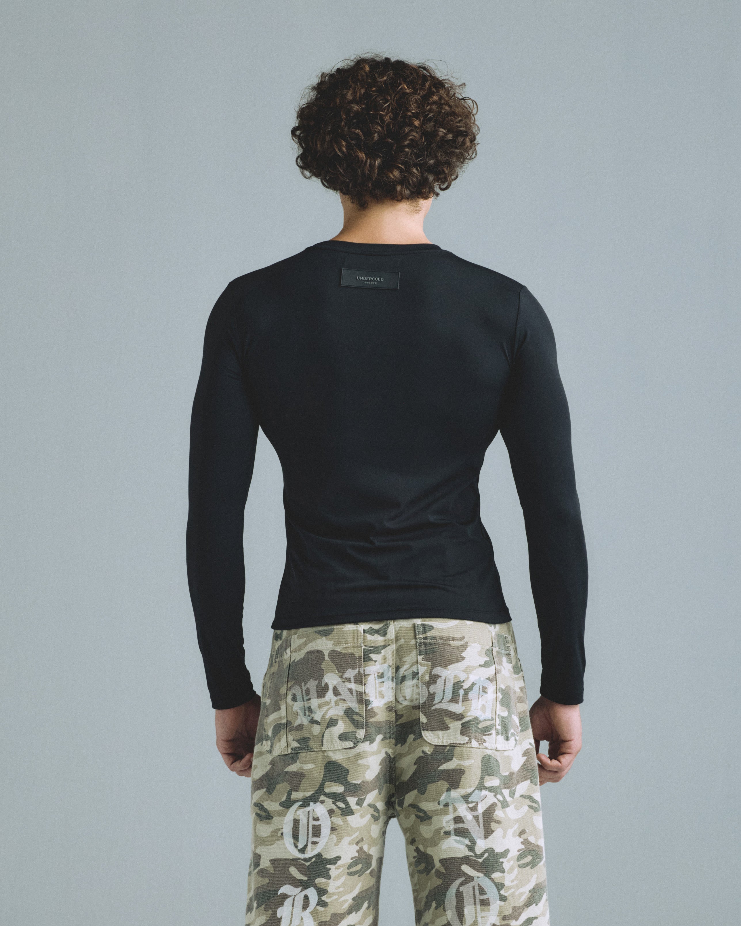 Gratia Plena Basic Superslim Long Sleeve Tshirt Black