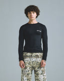 Gratia Plena Basic Superslim Long Sleeve Tshirt Black