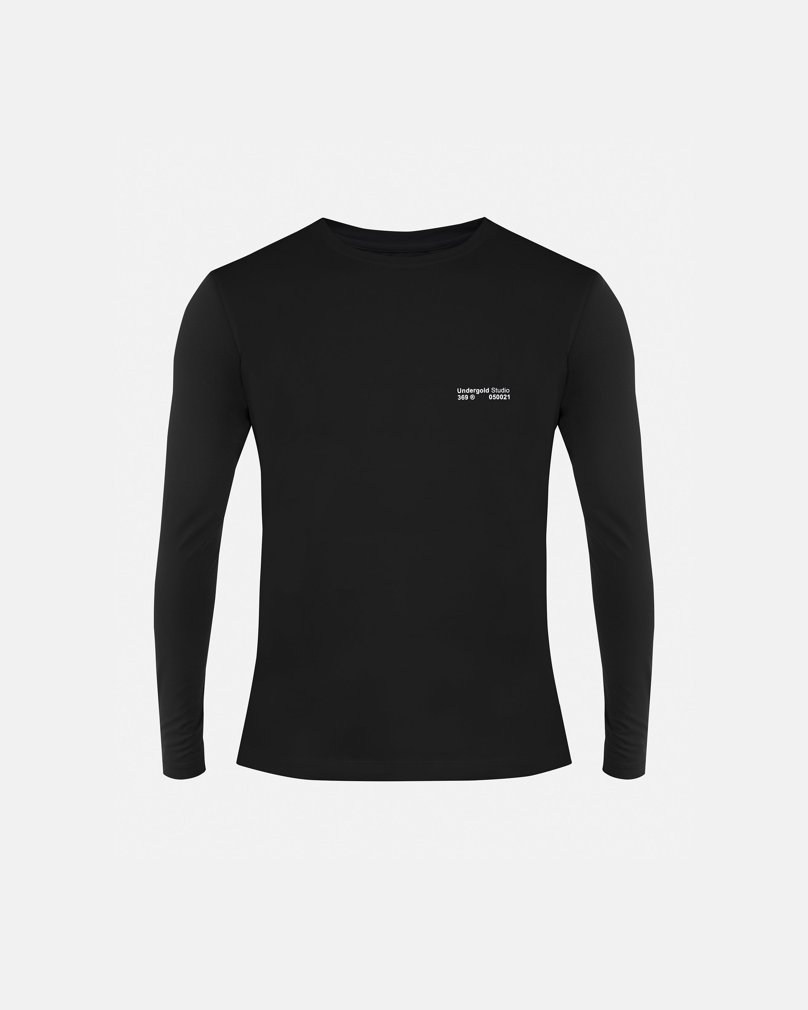 Gratia Plena Basic Superslim Long Sleeve Tshirt Black