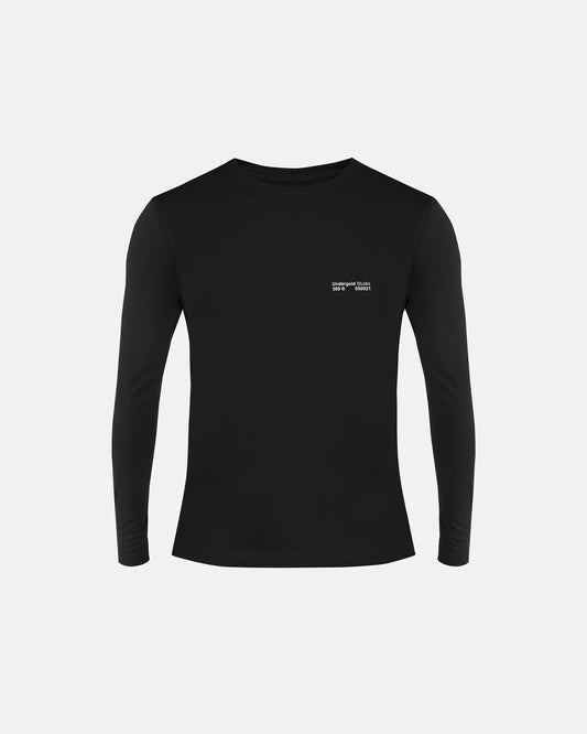 Gratia Plena Basic Superslim Long Sleeve Tshirt Black