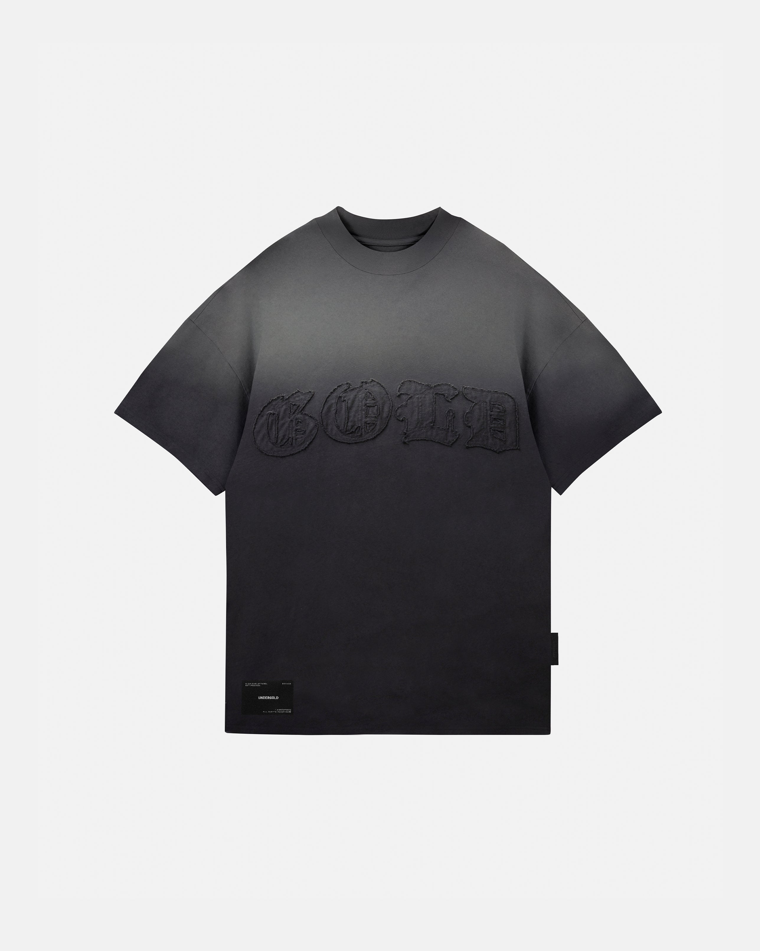 Gratia Plena GOLD Tshirt Faded Black