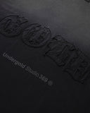 Gratia Plena GOLD Tshirt Faded Black