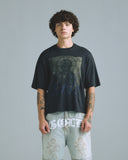 Gratia Plena Pantocrator Boxy Fit Tshirt Vintage Black