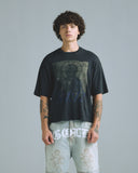 Gratia Plena Pantocrator Boxy Fit Tshirt Vintage Black